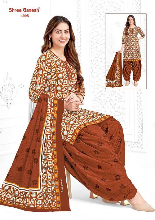 Shree Ganesh Hansika Vol 20 Patiyala Cotton Dress Material
